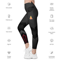 Aim Games Logo/Icon Leggings with pockets