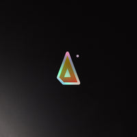 Aim Games Icon Holographic stickers