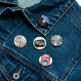 Aim Games Set of FIVE Pin Buttons - Set #1