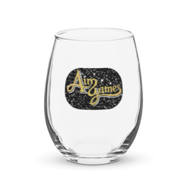 Aim Games Stemless Wine Glass