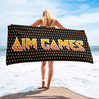 Aim Games logo Towel