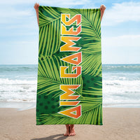 Aim Games tropical logo Towel