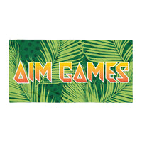 Aim Games tropical logo Towel