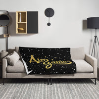 Aim Games Cursive Throw Blanket