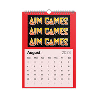 Aim Games 2024 Wall Calendar