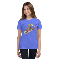 H7X Awful Amusement Park Clown Youth Short Sleeve T-Shirt