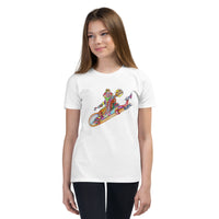 H7X Awful Amusement Park Clown Youth Short Sleeve T-Shirt